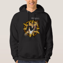 MYETV Men's Basic Hooded Sweatshirt (black)