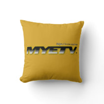 MYETV's Pillow 16x16 (Goldenrod color)